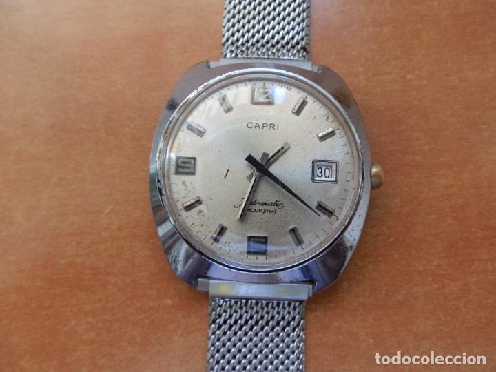 Relojes autom&aacute;ticos: RELOJ DE PULSERA CAPRI SHOCK PROOF. AUTOM&Aacute;TICO. ANTIMAGNETIC. EST&Aacute; COMPROBADO Y FUNCIONA BIEN. - Foto 1