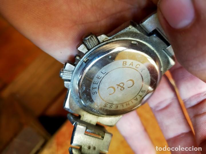 Relojes autom&aacute;ticos: Antiguo reloj de pulsera CC C&C - Foto 4