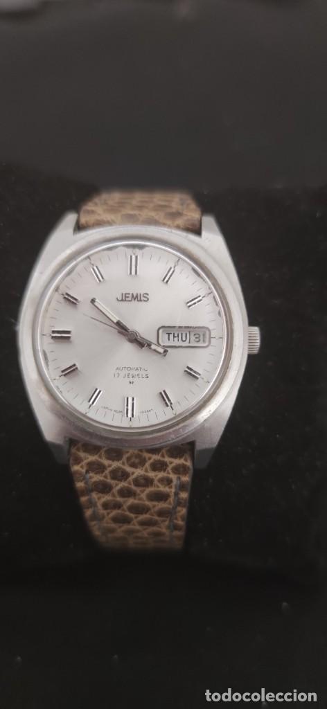 Relojes autom&aacute;ticos: PRECIOSO RELOJ AUTOMATICO JEMIS, 17 JOYAS, FUNCIONANDO. - Foto 2