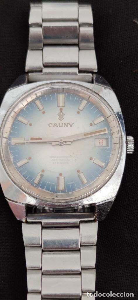 Relojes autom&aacute;ticos: PRECIOSO CAUNY AUTOMATICO CON CALENDARIO, FUNCIONA. - Foto 5