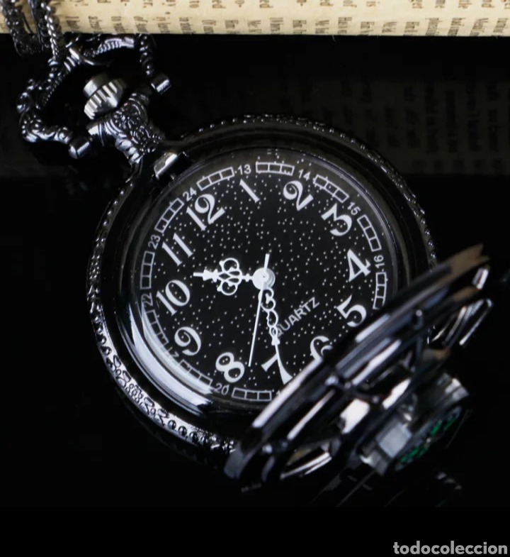 Relojes autom&aacute;ticos: RELOJ DE BOLSILLO CON BR&Uacute;JULA FUNCIONAL INCORPORADA - Foto 4