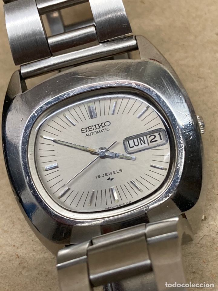 Relojes autom&aacute;ticos: Reloj Seiko autom&aacute;tico 7006-5000 monobloc - Foto 2