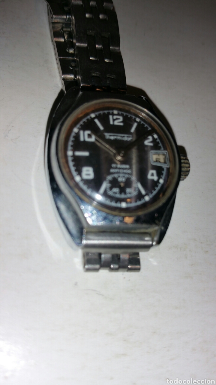 Relojes autom&aacute;ticos: Reloj autom&aacute;tico termidor, se&ntilde;ora, 17 rubis. Para reparar - Foto 2