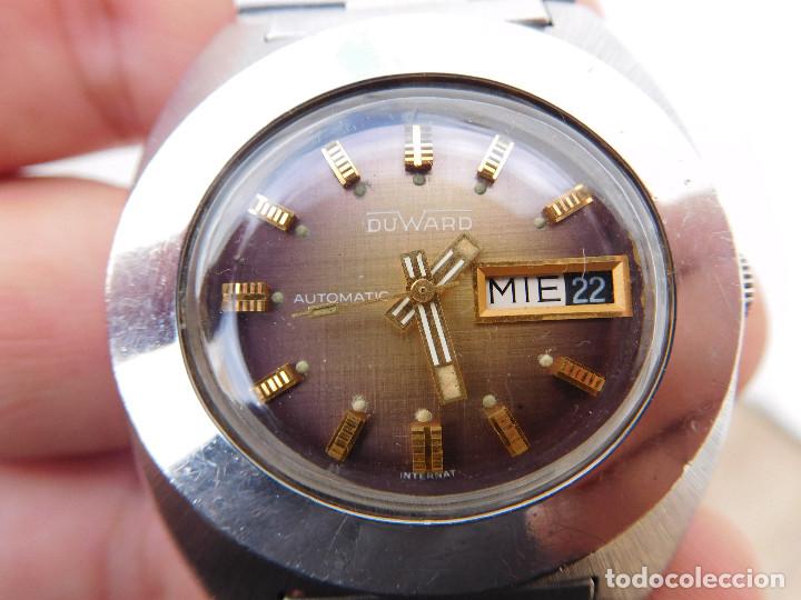Relojes autom&aacute;ticos: Reloj autom&aacute;tico de la marca Duward a&ntilde;os 70 - Foto 4