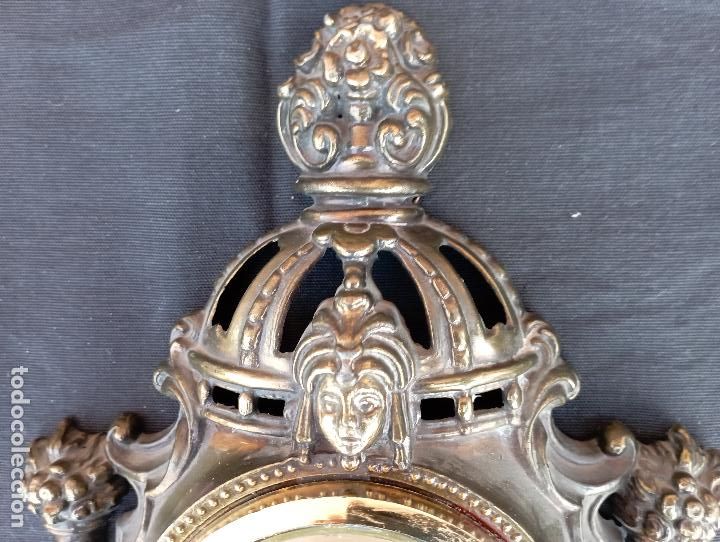 Relojes autom&aacute;ticos: RELOJ SOBREMESA EN CHAPA AL DORADO - Foto 2