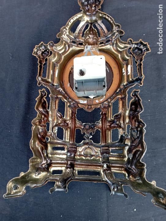 Relojes autom&aacute;ticos: RELOJ SOBREMESA EN CHAPA AL DORADO - Foto 6