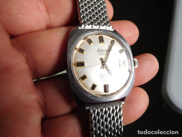 Relojes autom&aacute;ticos: Reloj de carga autom&aacute;tica Exactus modelo precimaster compressor calibre ETA 2472 - Foto 3