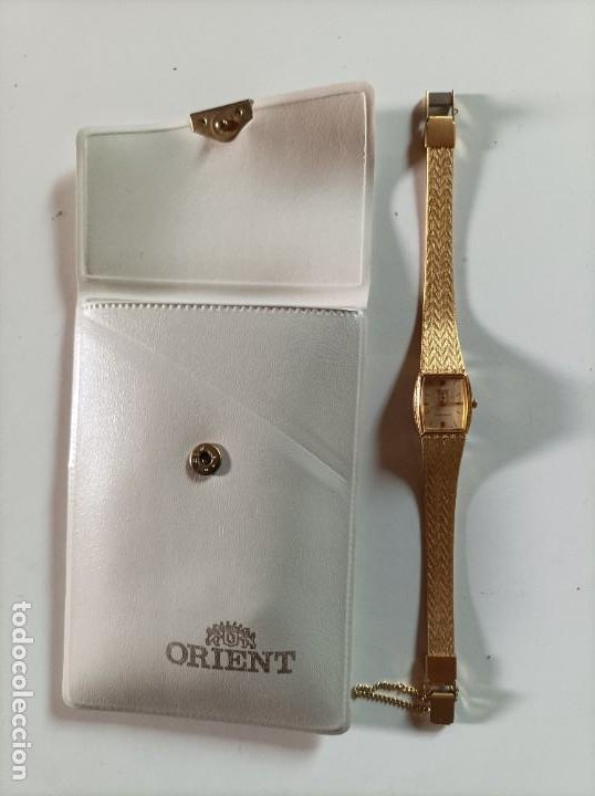 reloj orient mujer chapado en oro nuevo - Compra venta en todocoleccion