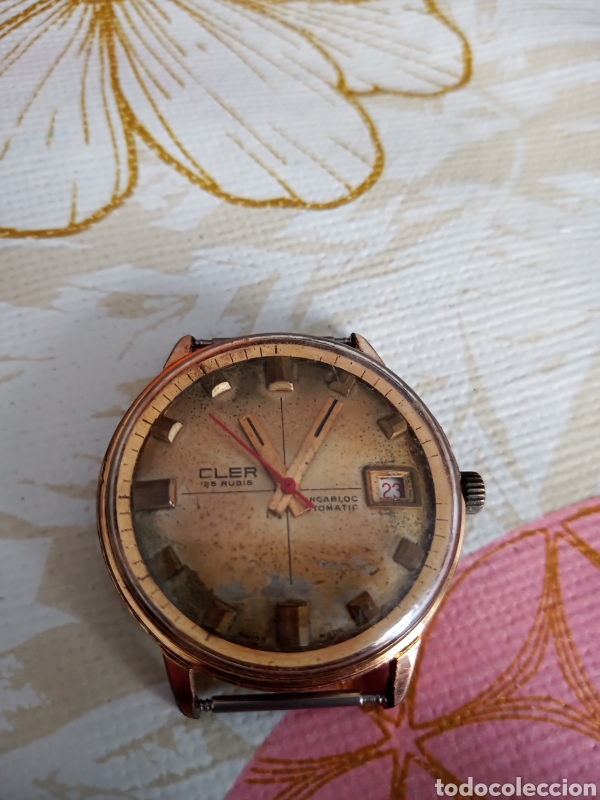 Relojes autom&aacute;ticos: Reloj vintage Cler automatico 25 rubis - Foto 4