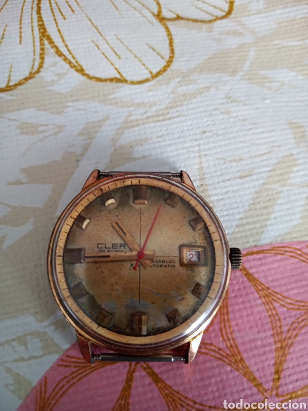 Relojes autom&aacute;ticos: Reloj vintage Cler automatico 25 rubis - Foto 2