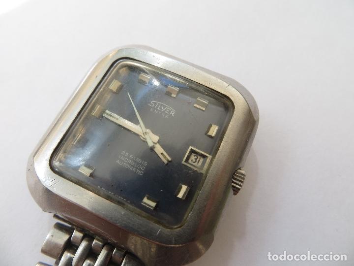 Relojes autom&aacute;ticos: RELOJ SILVER EXTRA AUTOMATICO BUEN ESTADO FUNCIONANDO - Foto 2