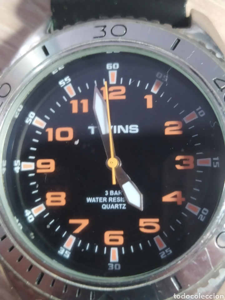 Relojes autom&aacute;ticos: RELOJ TWINS. QUARTZ. 3BAR. WR PILA GASTADA. POCO USO