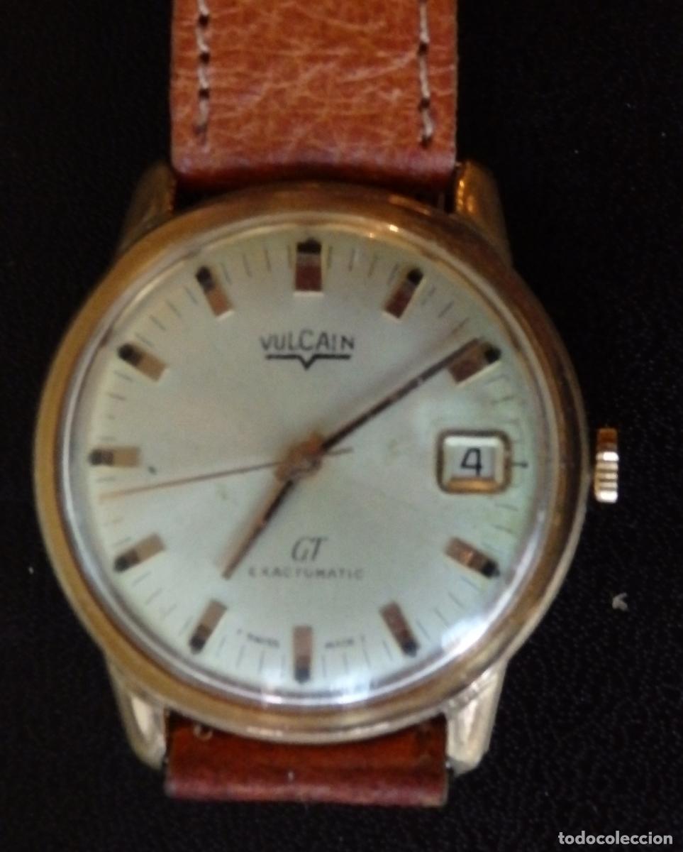Relojes autom&aacute;ticos: RELOJ AUTOMATICO VULCAIN GT EXACTOMATIC DE 1970 - Foto 3