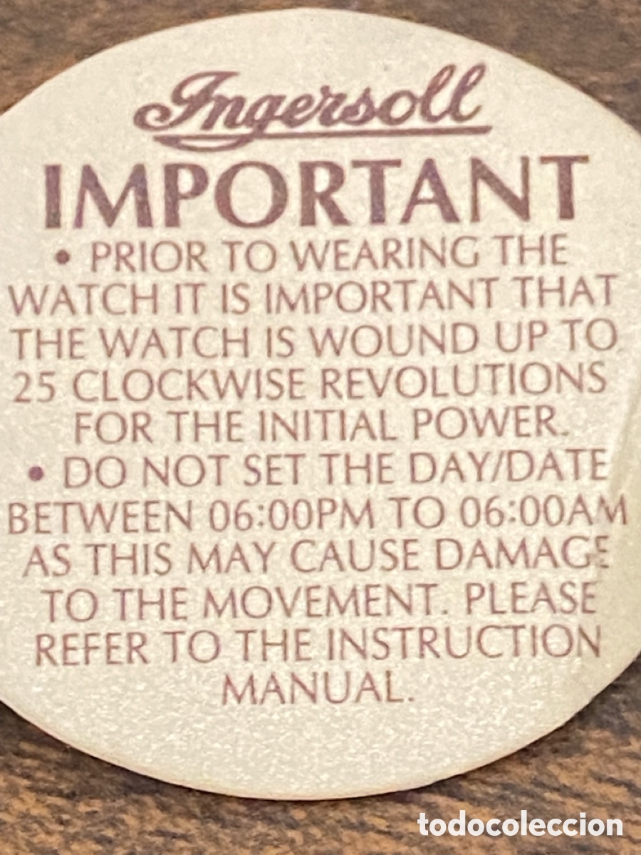 Relojes autom&aacute;ticos: Reloj Ingersoll. Since 1892 automatico a estrenar - Foto 5