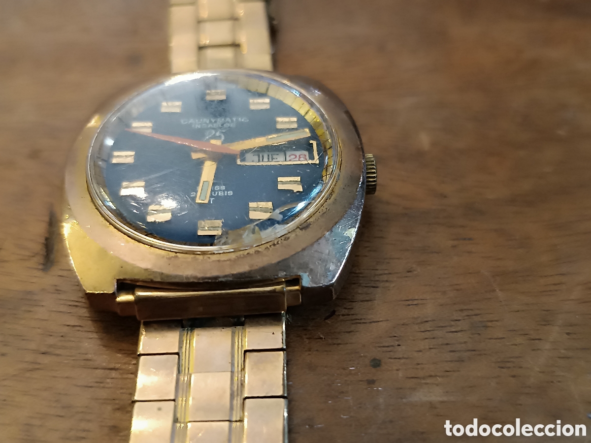 Relojes autom&aacute;ticos: Canunymatic 25 funcionando. (Correa rota) - Foto 4