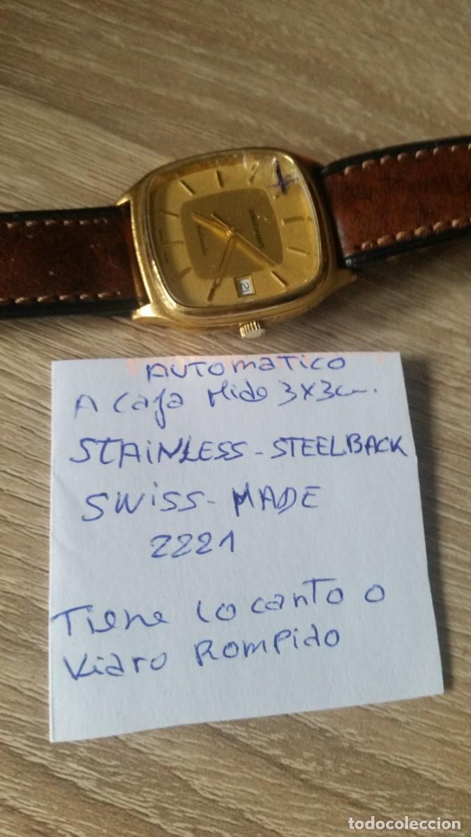 Relojes autom&aacute;ticos: RELOG AUTOMATICO STAINLESS STEELBAK MADE SUISSE - Foto 9