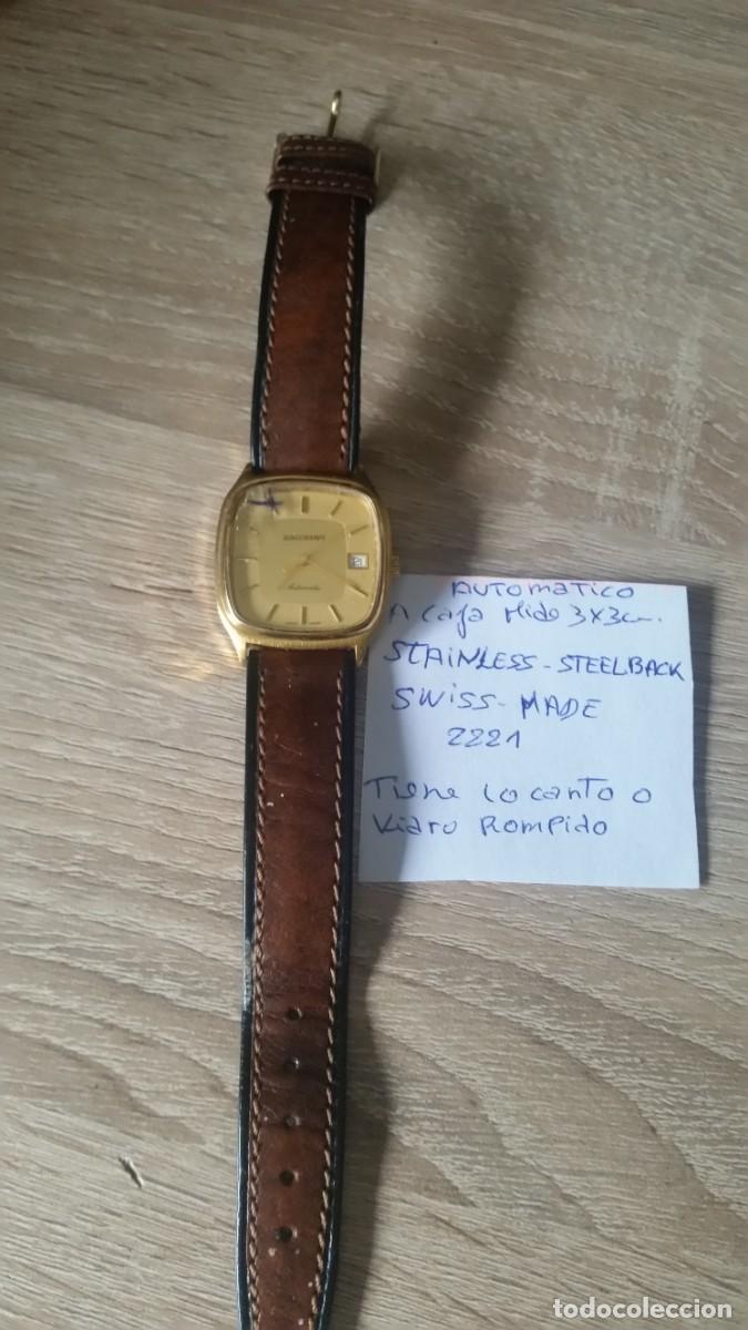 Relojes autom&aacute;ticos: RELOG AUTOMATICO STAINLESS STEELBAK MADE SUISSE - Foto 19