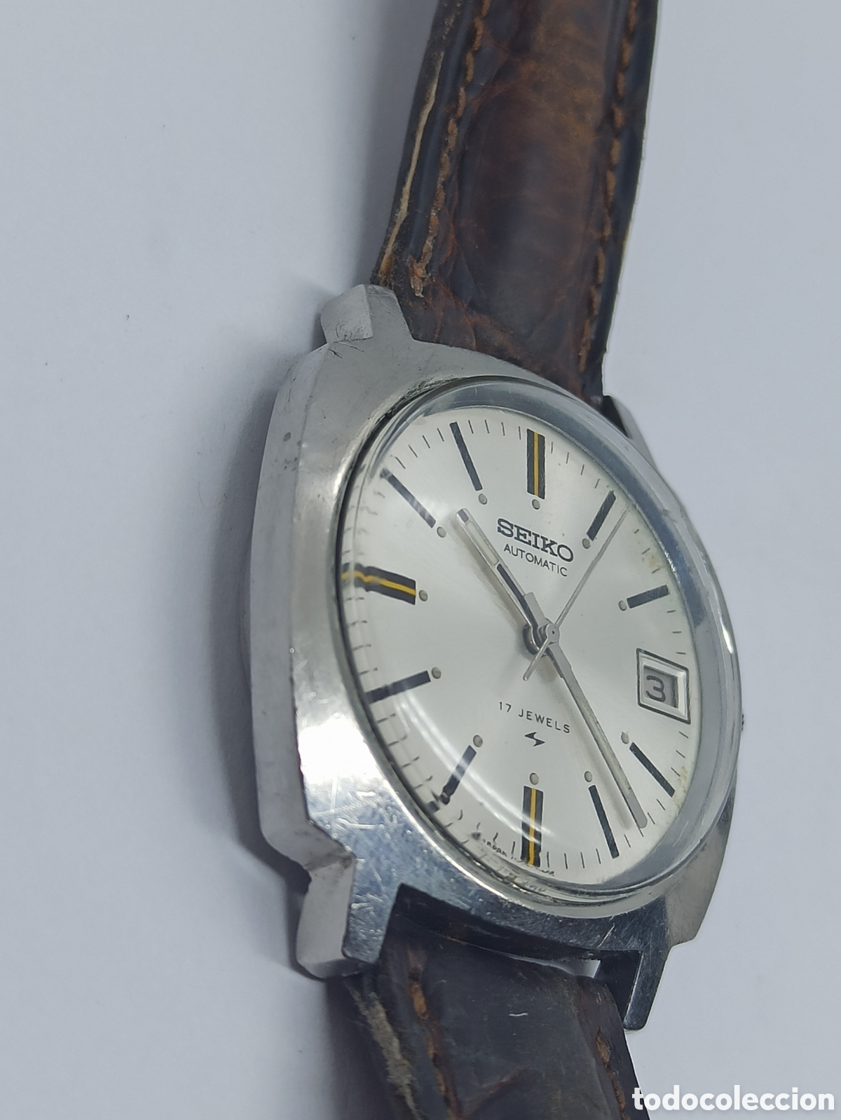 Relojes autom&aacute;ticos: Seiko 7005-7130 autom&aacute;tico funciona - Foto 3