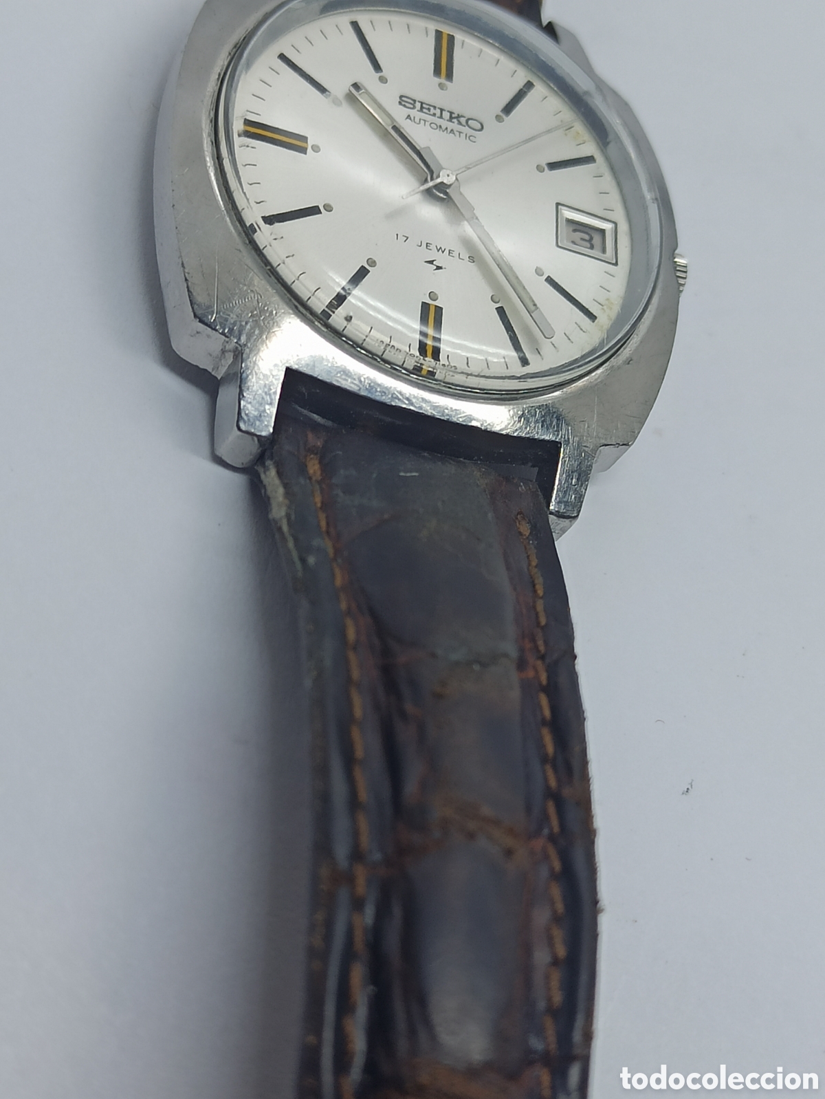 Relojes autom&aacute;ticos: Seiko 7005-7130 autom&aacute;tico funciona - Foto 4