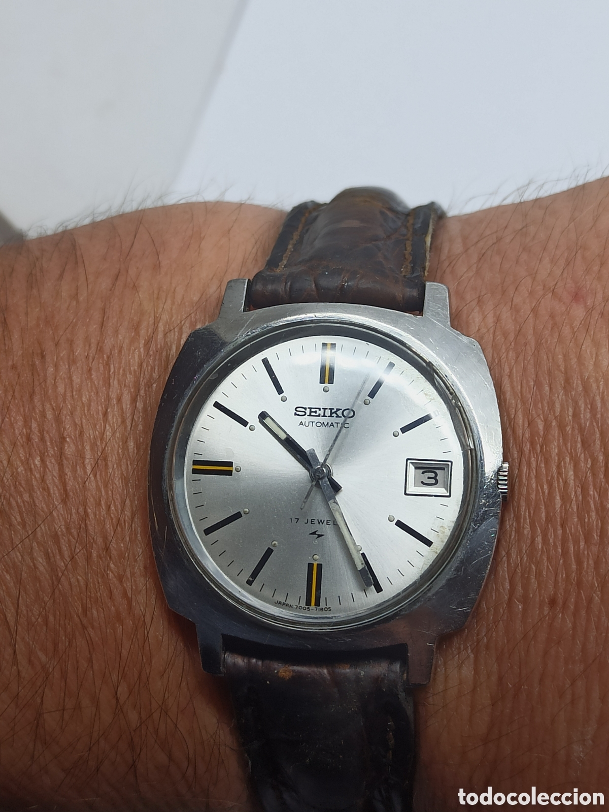 Relojes autom&aacute;ticos: Seiko 7005-7130 autom&aacute;tico funciona - Foto 10