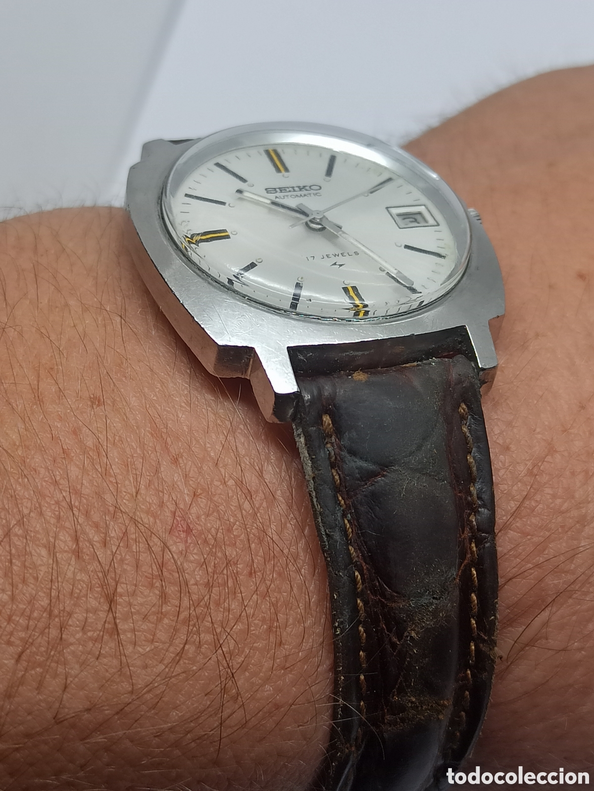 Relojes autom&aacute;ticos: Seiko 7005-7130 autom&aacute;tico funciona - Foto 11