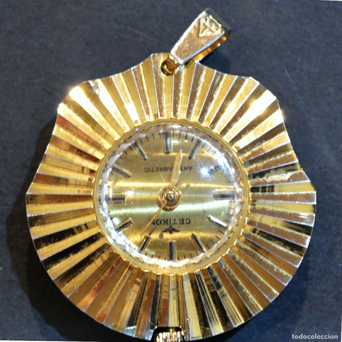 Relojes autom&aacute;ticos: RELOJ COLGANTE CETIKON AUTOMATICO 1 RUB&Iacute; - Foto 2