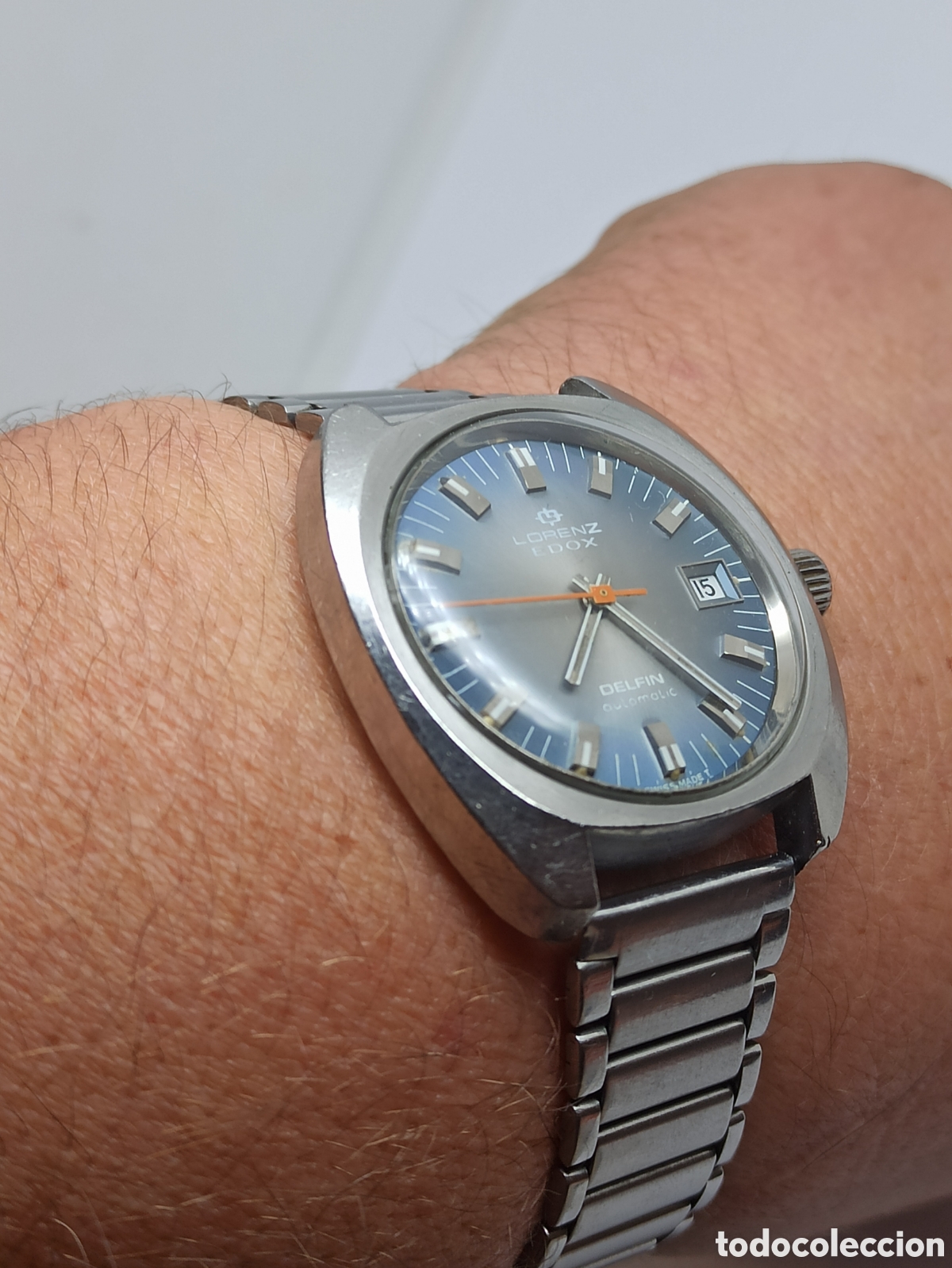 Relojes autom&aacute;ticos: Reloj hombre Lorenz Edox delfin autom&aacute;tic - Foto 3