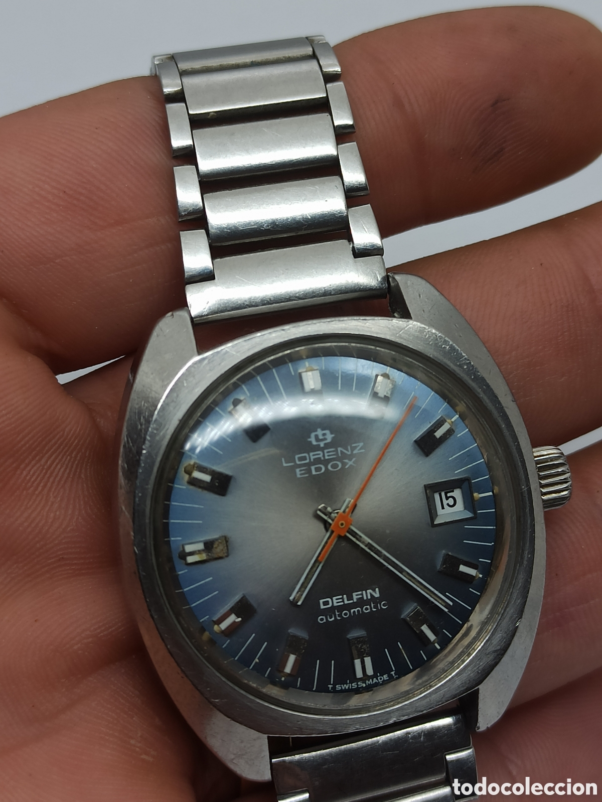 Relojes autom&aacute;ticos: Reloj hombre Lorenz Edox delfin autom&aacute;tic - Foto 13