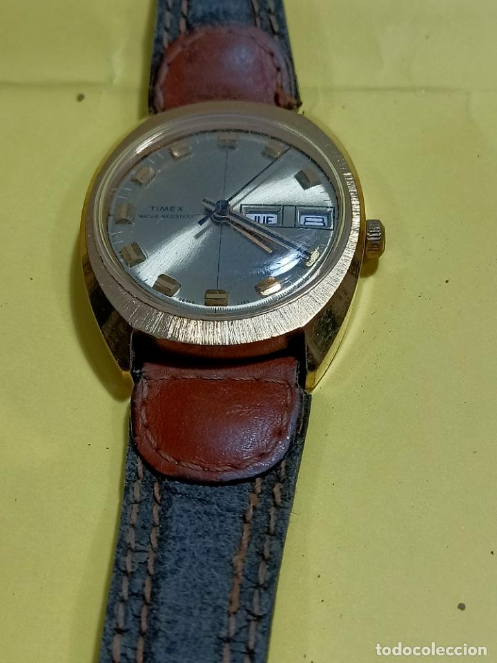 Relojes autom&aacute;ticos: Antiguo reloj de pulsera Timex.No funciona - Foto 2