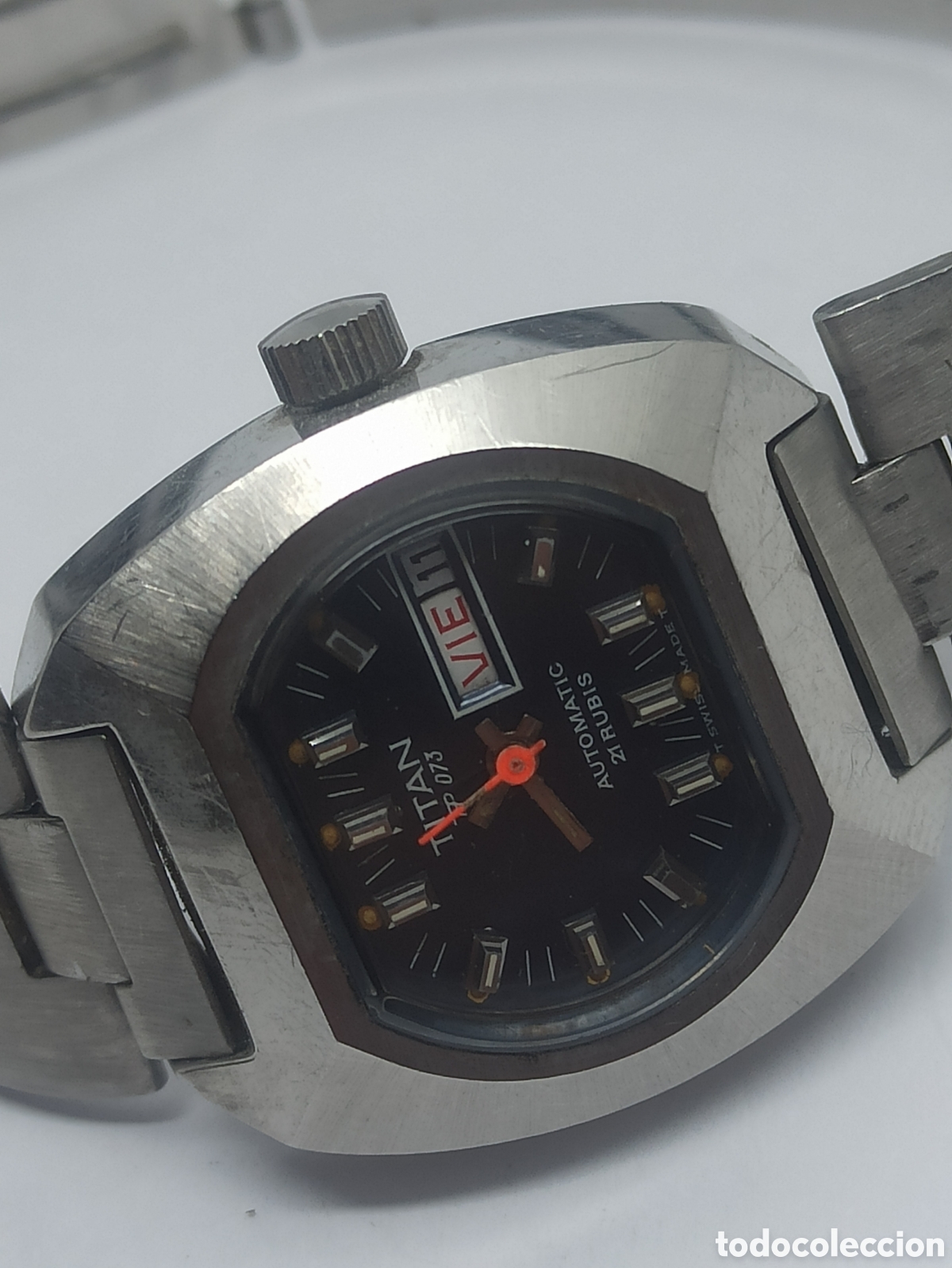 Relojes autom&aacute;ticos: Reloj Titan autom&aacute;tico 21 jewels - Foto 5