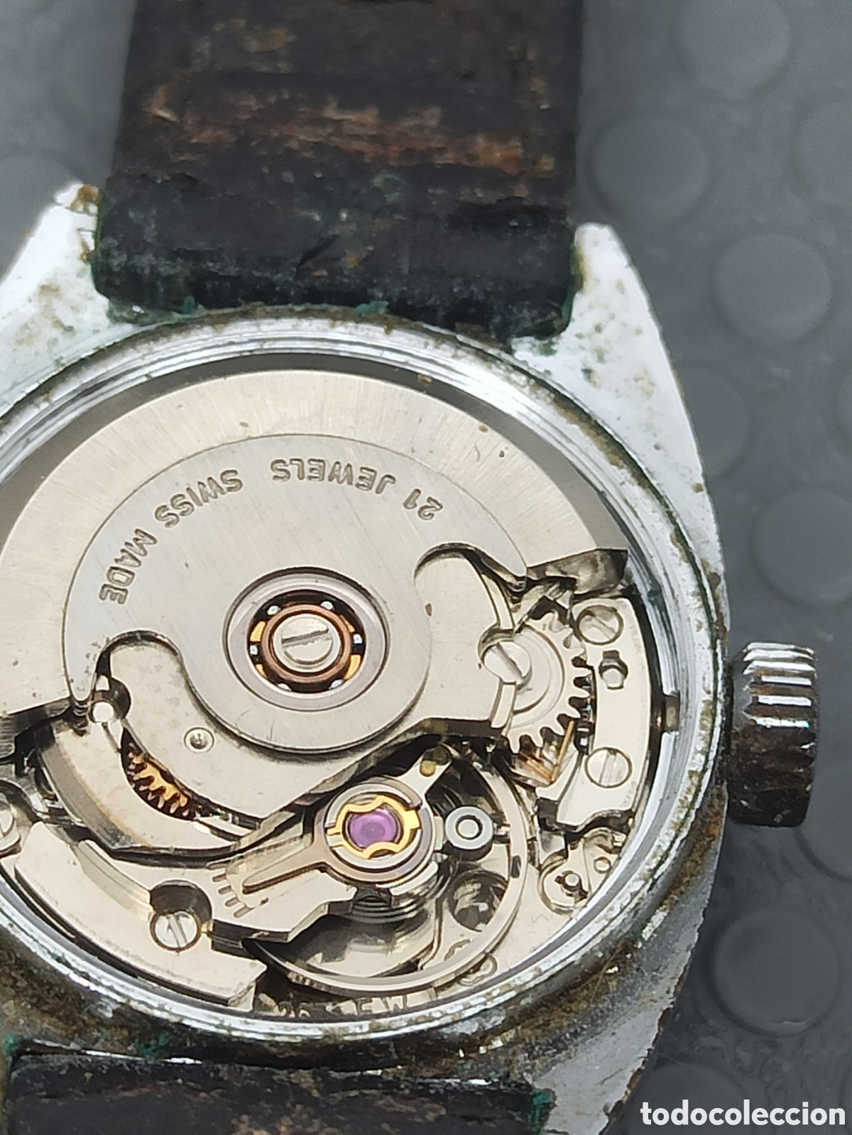 Relojes autom&aacute;ticos: Reloj Gabriel autom&aacute;tico 21 jewels funciona - Foto 2