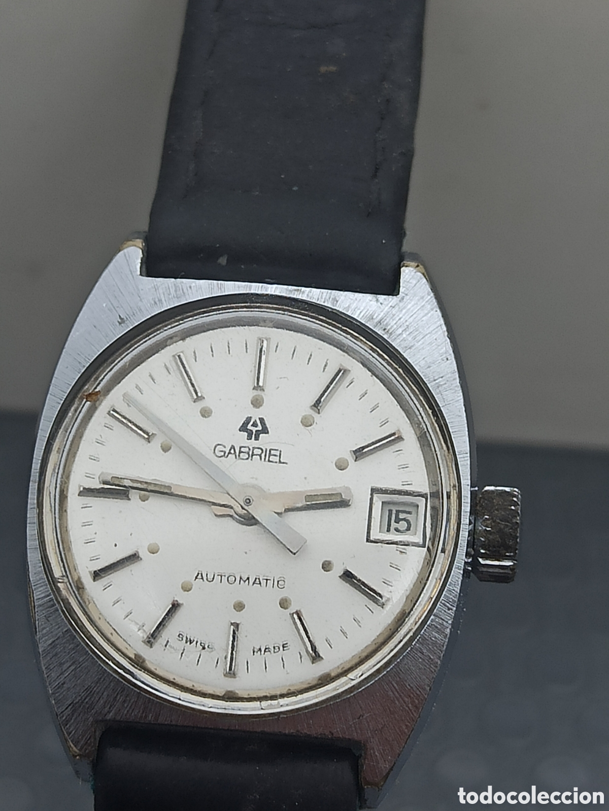 Relojes autom&aacute;ticos: Reloj Gabriel autom&aacute;tico 21 jewels funciona - Foto 3