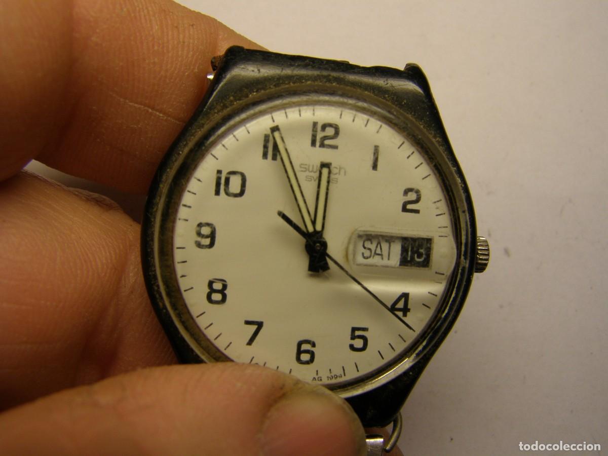 Relojes autom&aacute;ticos: Reloj de pulsera suizo Swach. - Foto 1