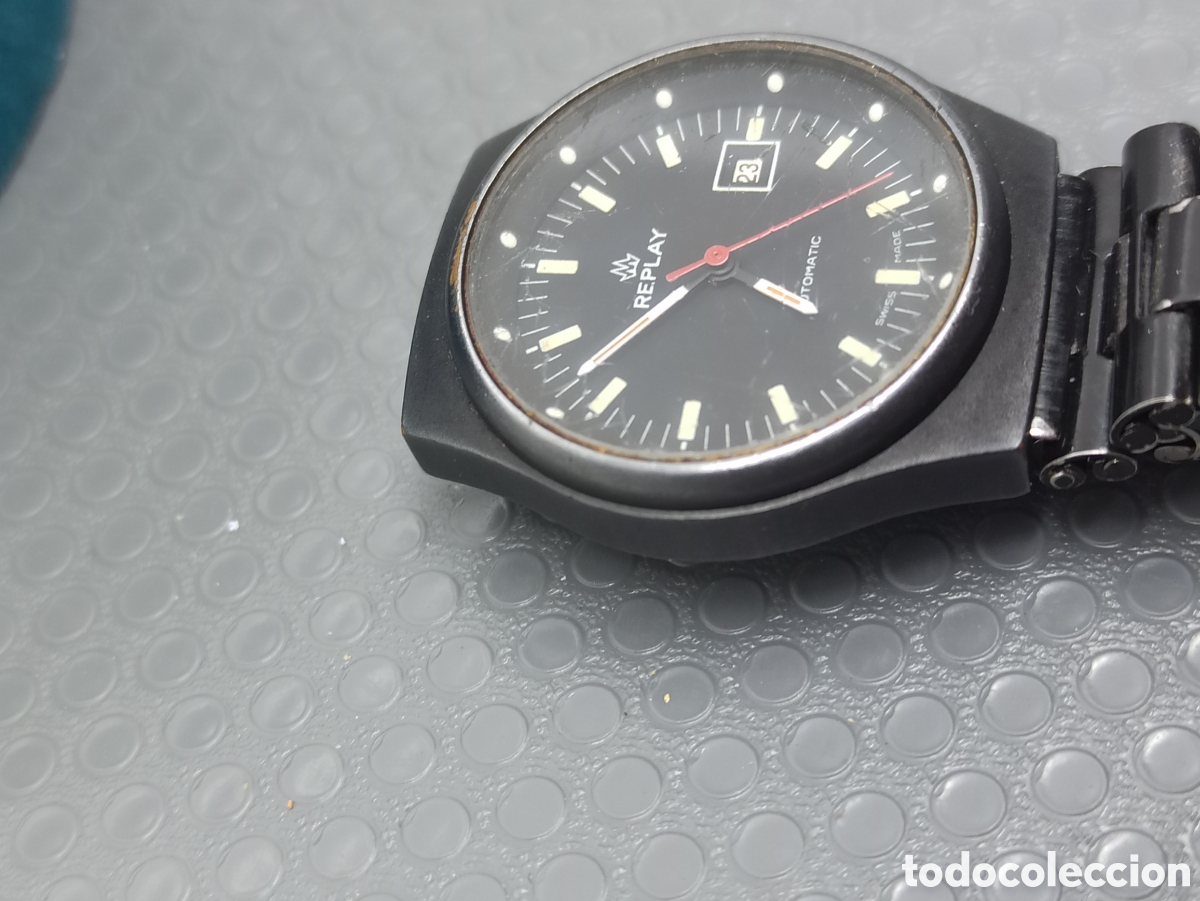 Relojes autom&aacute;ticos: Reloj Replay autom&aacute;tico 21 jewels - Foto 6
