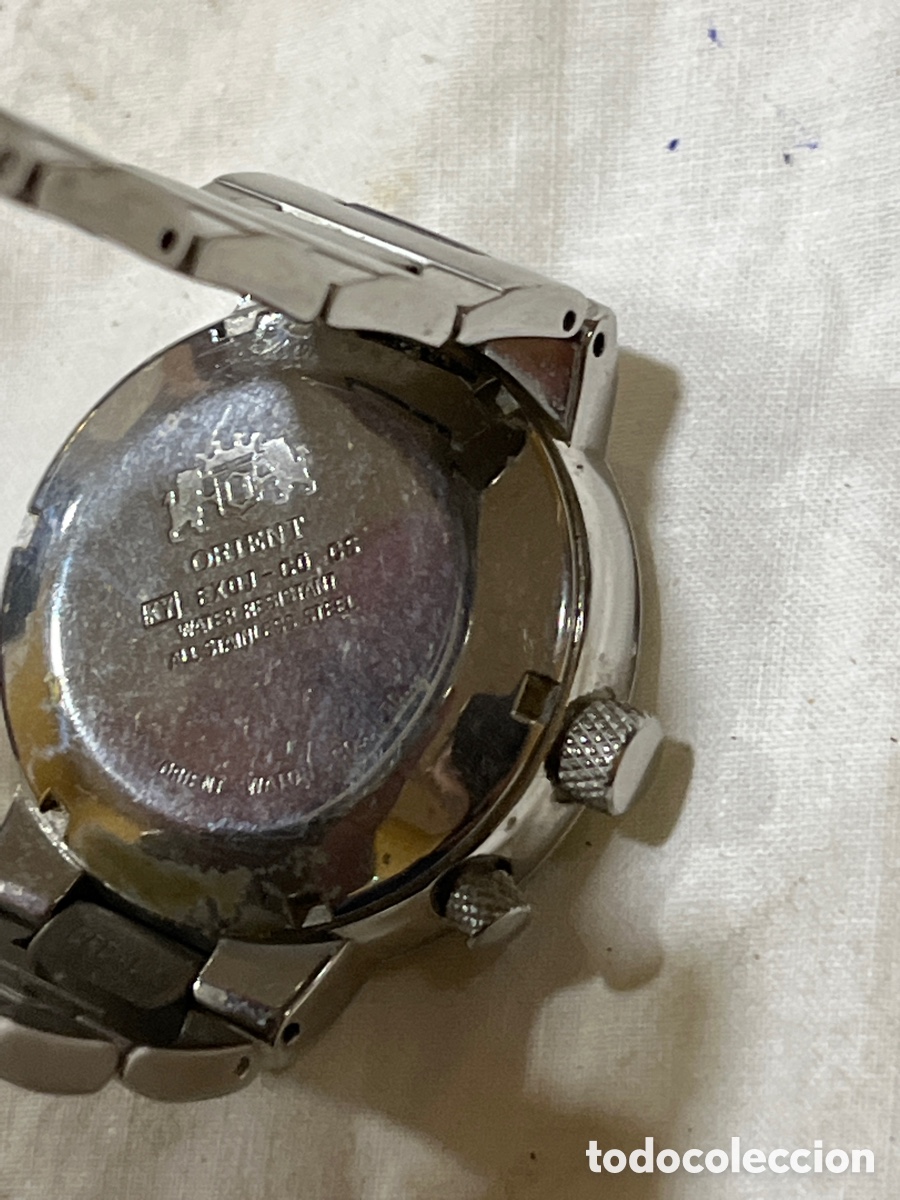 Relojes autom&aacute;ticos: Reloj autom&aacute;tico Orient vintage con reserva de marcha - Foto 3