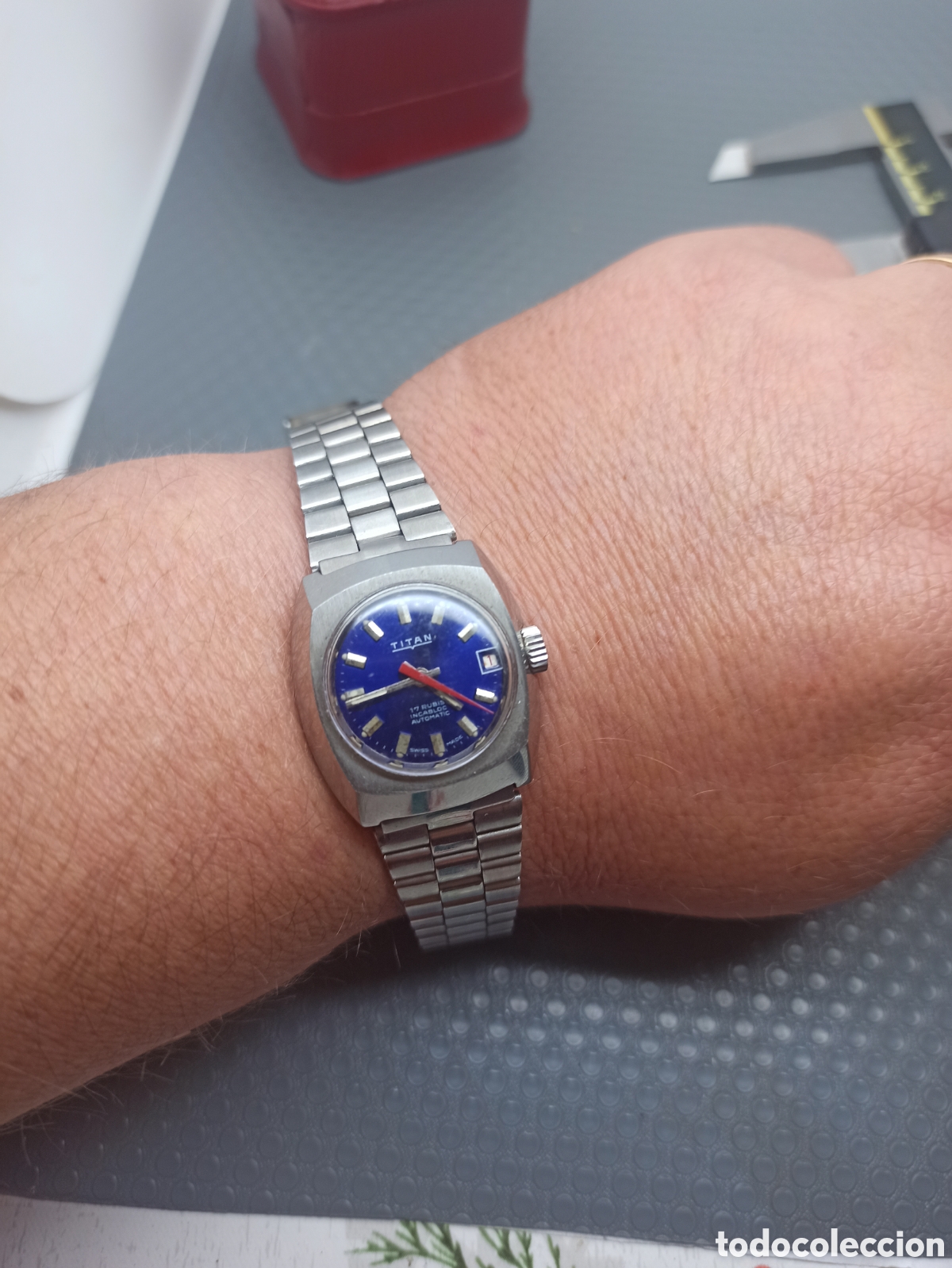 Relojes autom&aacute;ticos: Reloj Titan automatic 17 rub&iacute;es - Foto 9