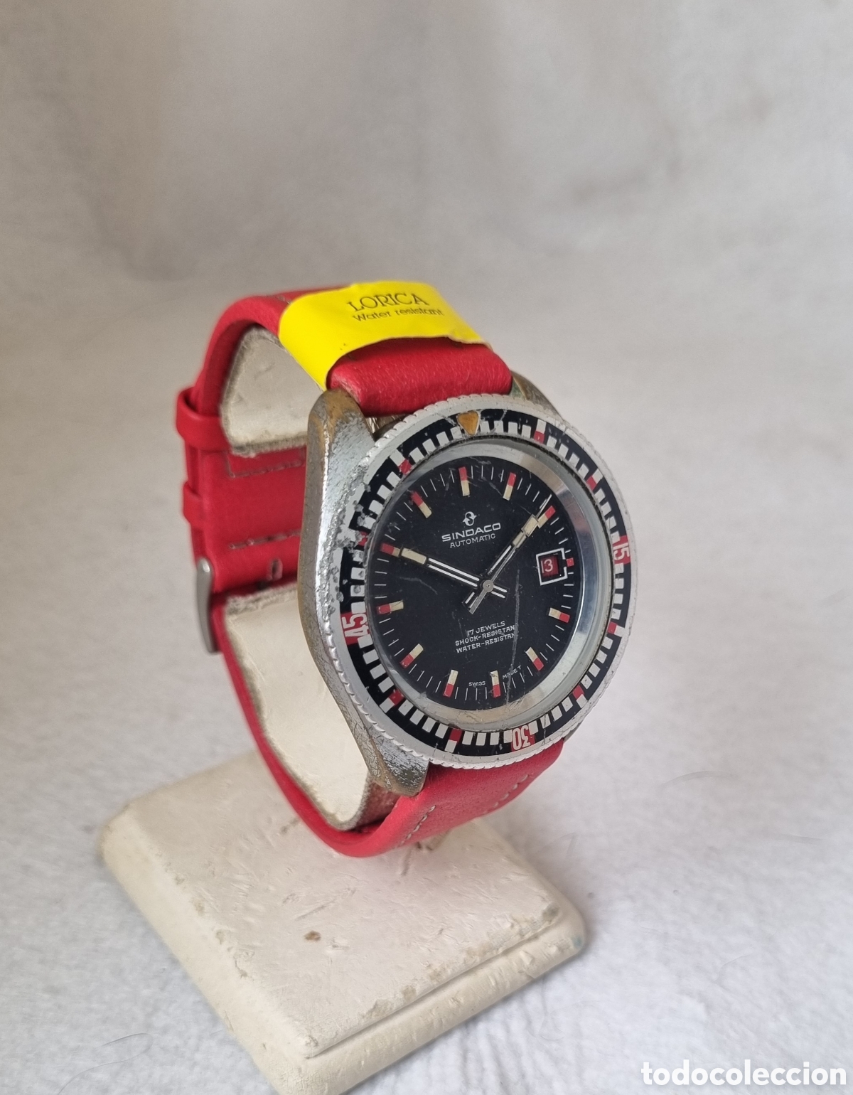 Relojes autom&aacute;ticos: Reloj Sindaco autom&aacute;tico shock-resistant water-resistant funcionando - Foto 1