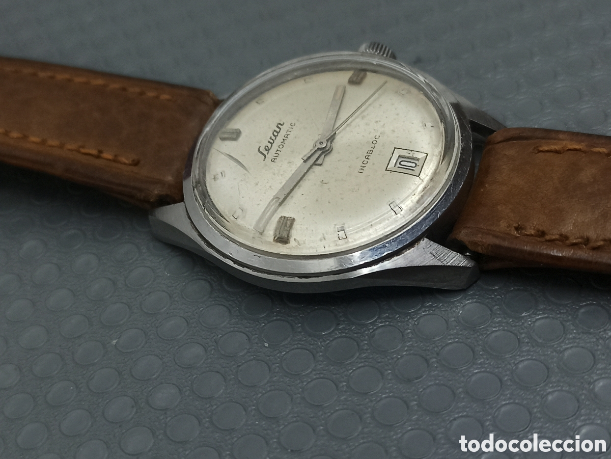 Relojes autom&aacute;ticos: Reloj Hombre SEVAN Autom&aacute;tico Funciona - Foto 6