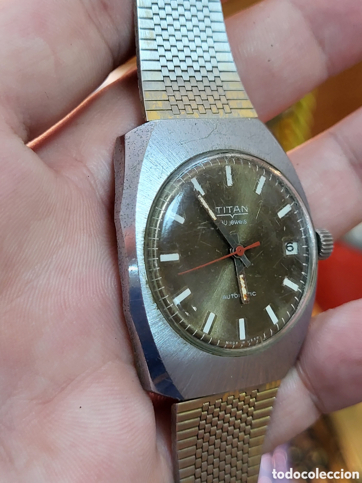 Relojes autom&aacute;ticos: RELOJ TITAN 30 JEWELS AUTOMATICO. FUNCIONANDO - Foto 2
