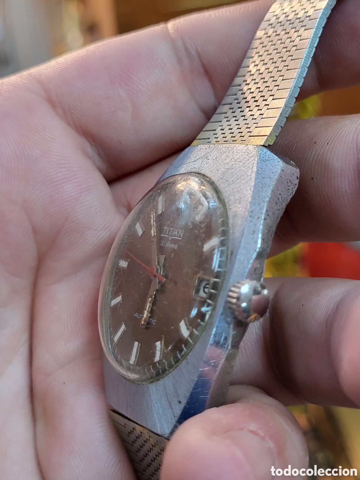 Relojes autom&aacute;ticos: RELOJ TITAN 30 JEWELS AUTOMATICO. FUNCIONANDO - Foto 3