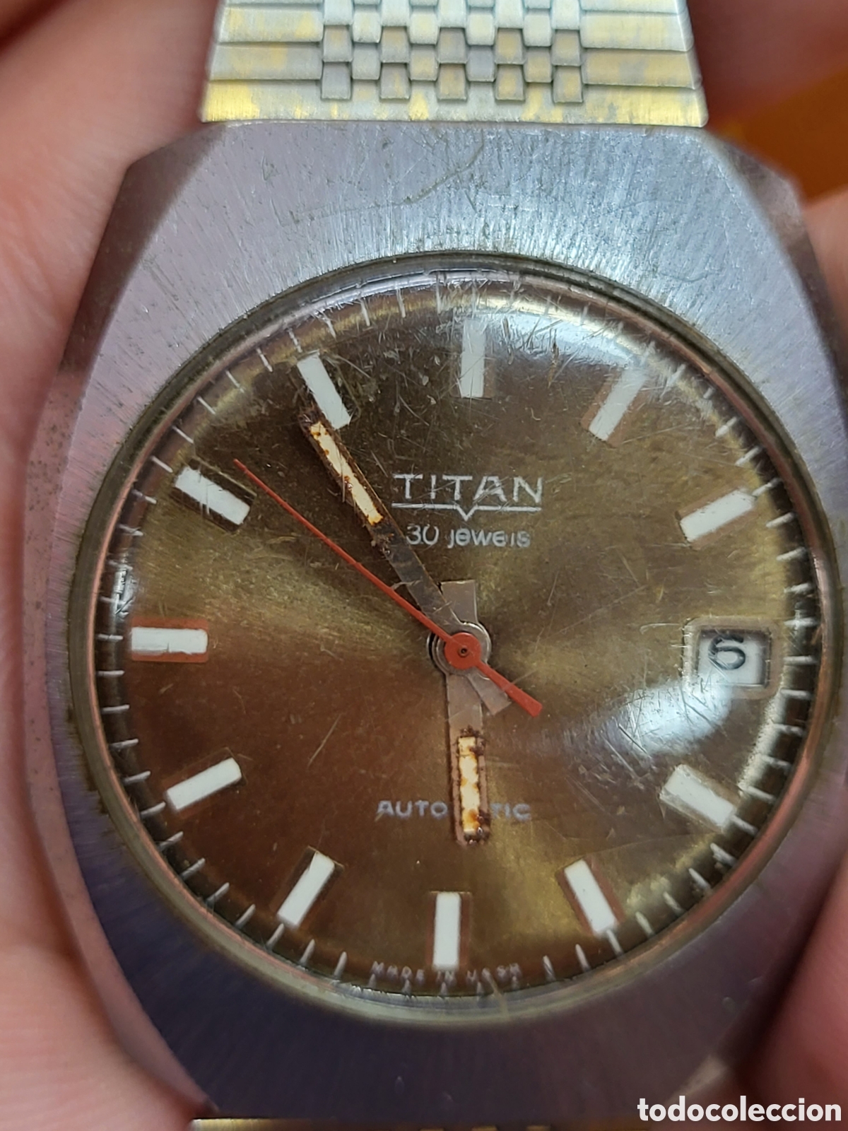 Relojes autom&aacute;ticos: RELOJ TITAN 30 JEWELS AUTOMATICO. FUNCIONANDO - Foto 4