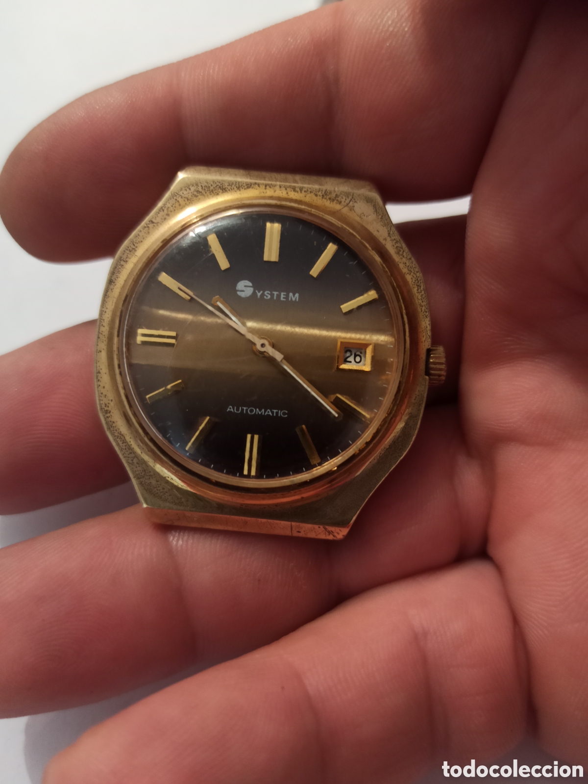 Relojes autom&aacute;ticos: Reloj hombre System automatic funciona - Foto 2