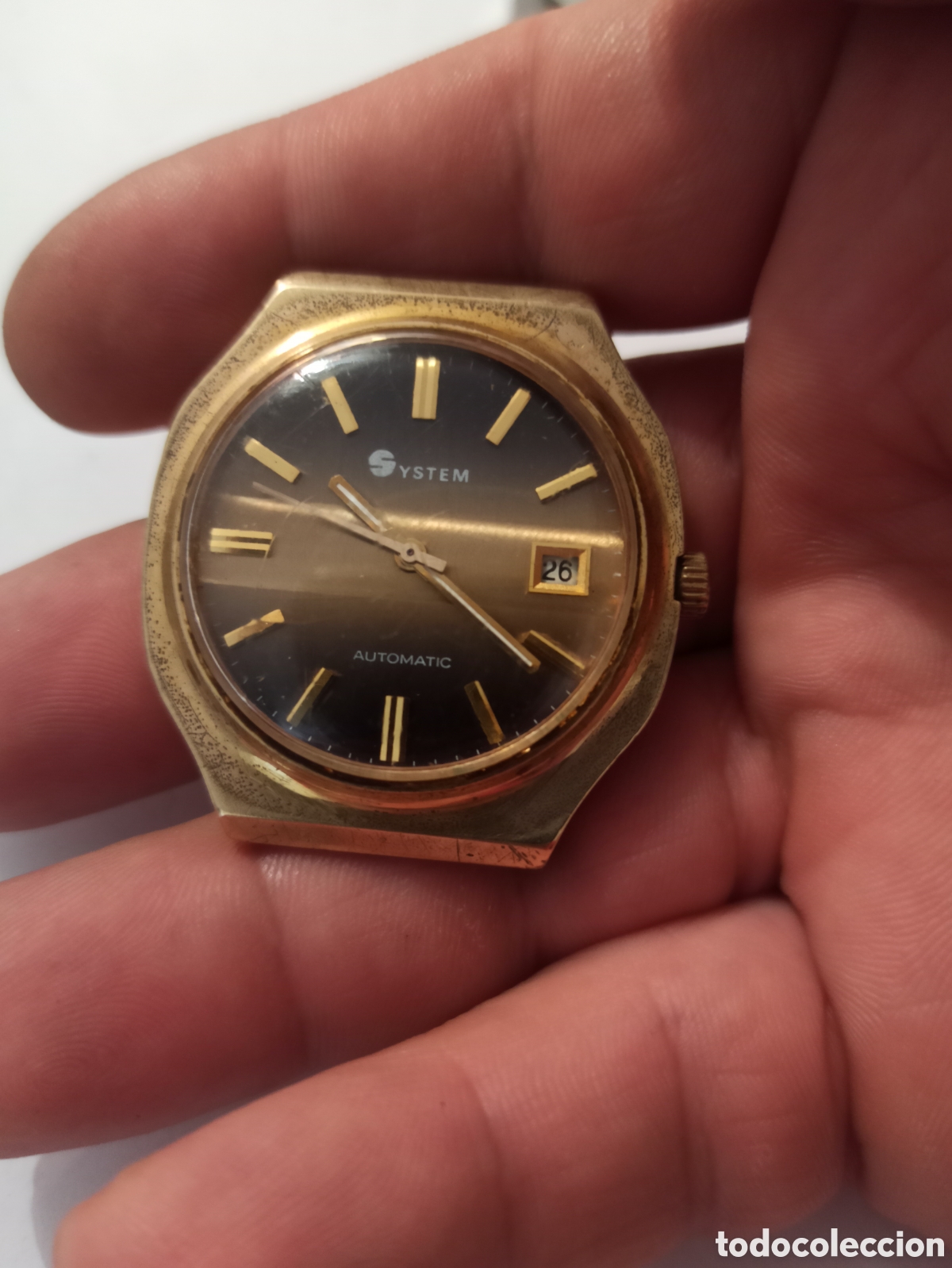 Relojes autom&aacute;ticos: Reloj hombre System automatic funciona - Foto 1