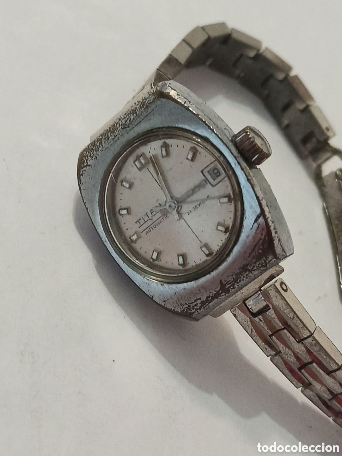 Relojes autom&aacute;ticos: Reloj Titan autom&aacute;tico 21 jewels Funciona - Foto 2