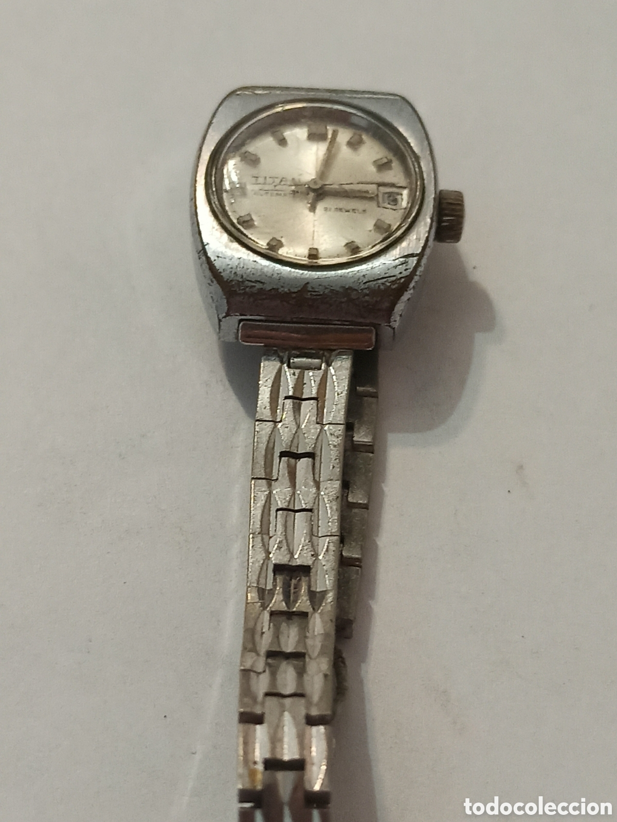 Relojes autom&aacute;ticos: Reloj Titan autom&aacute;tico 21 jewels Funciona - Foto 3