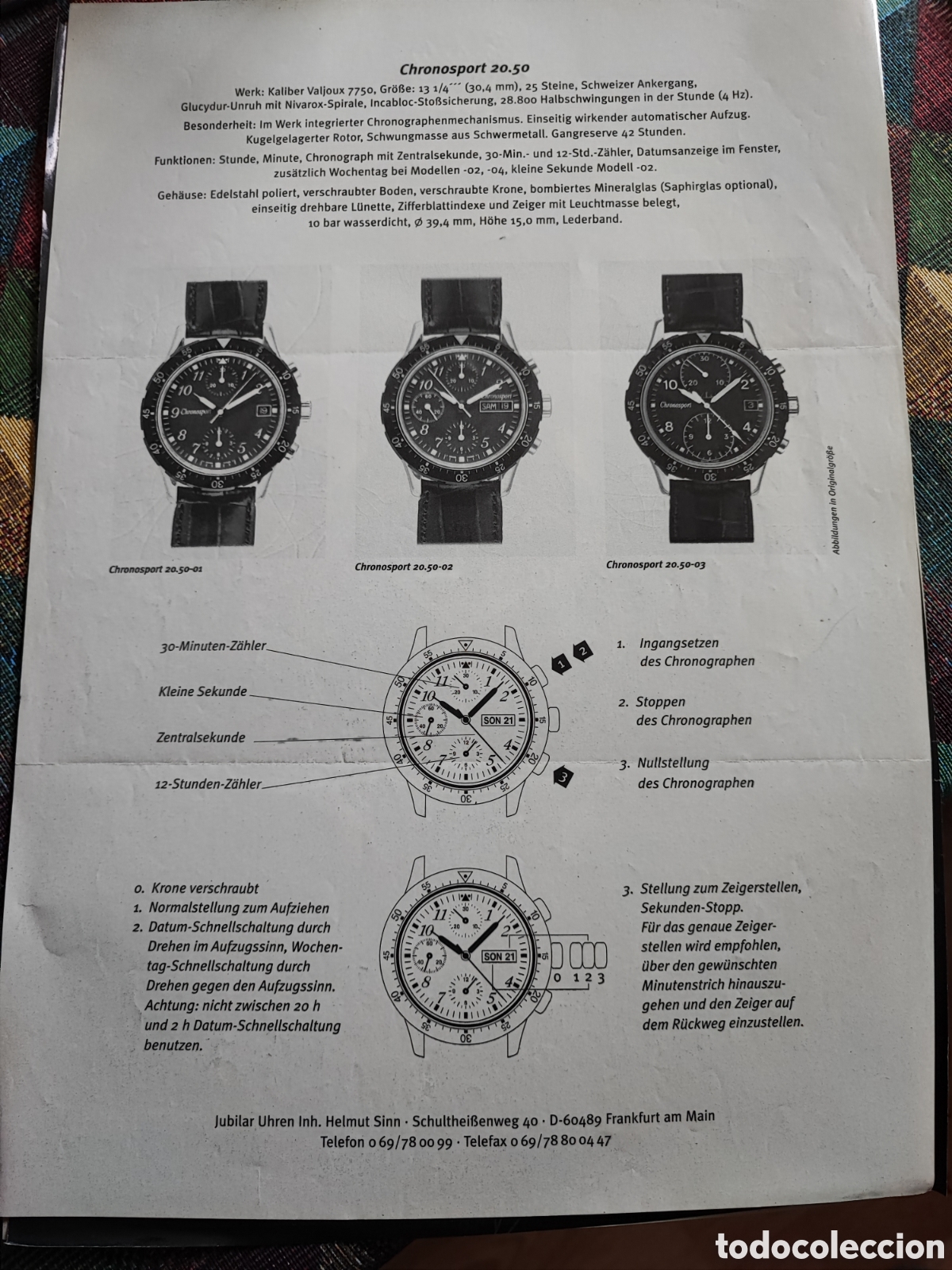 Relojes autom&aacute;ticos: Chronosport 20.50 - Foto 2
