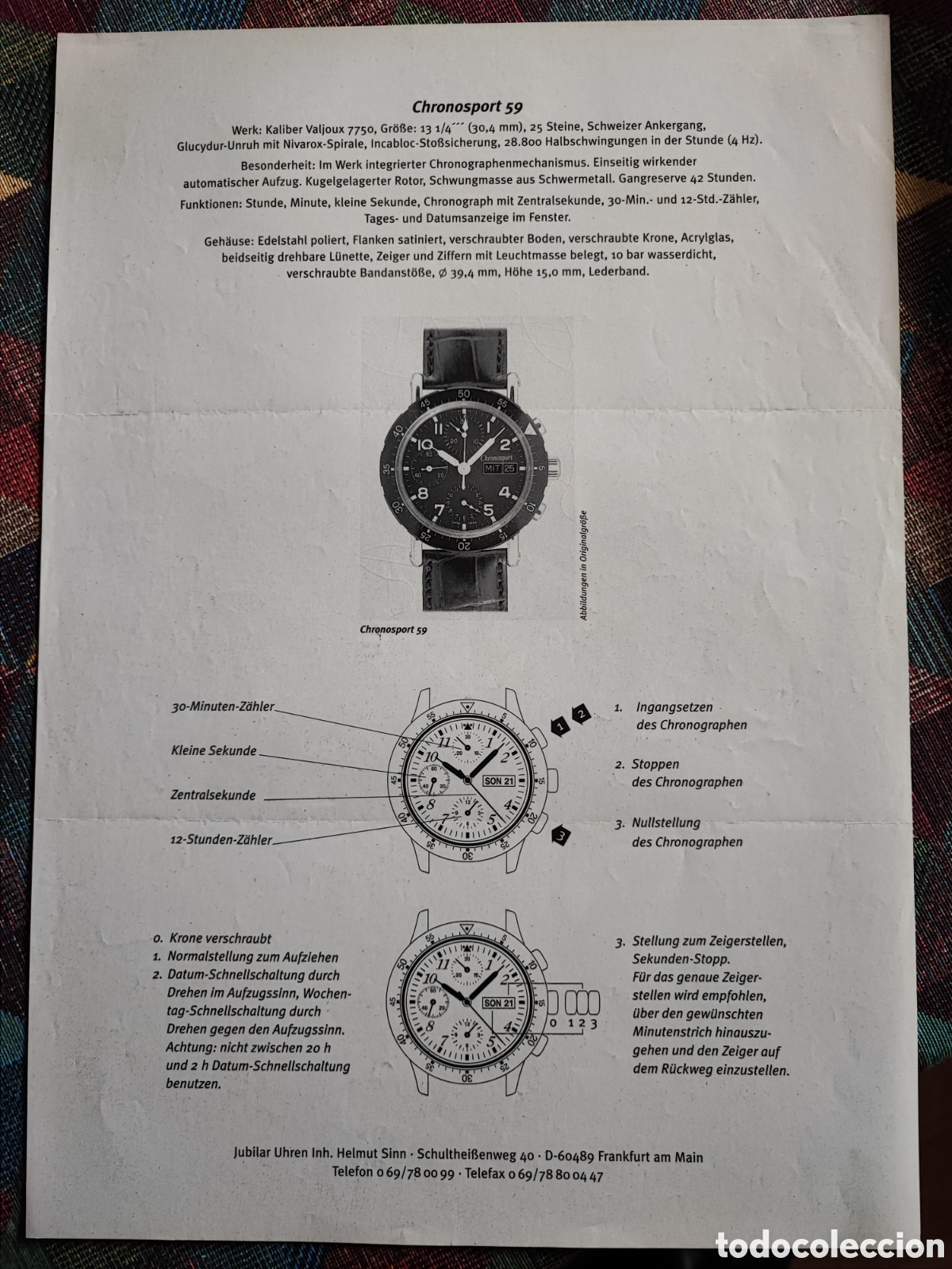 Relojes autom&aacute;ticos: Chronosport 59 - Foto 2
