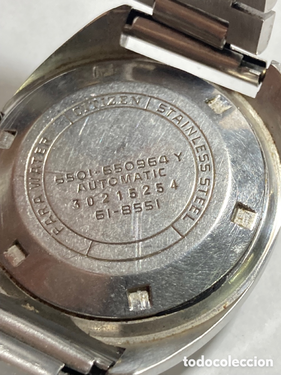 Relojes autom&aacute;ticos: Reloj Citizen Automatico en funcionamiento/CR02-22 - Foto 6