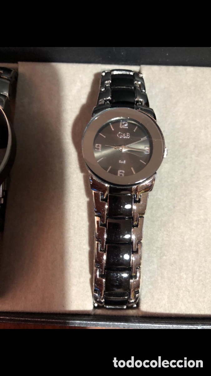 Relojes autom&aacute;ticos: Pareja de relojes G & B. Sin estrenar - Foto 3