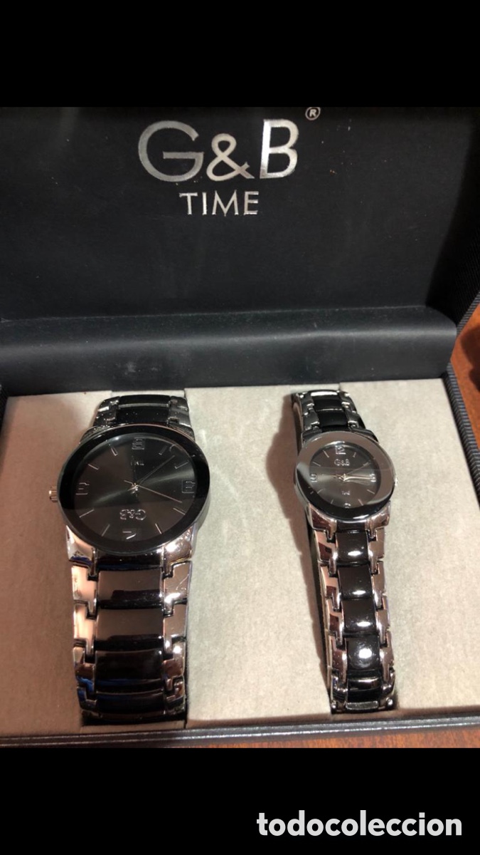 Relojes autom&aacute;ticos: Pareja de relojes G & B. Sin estrenar - Foto 1